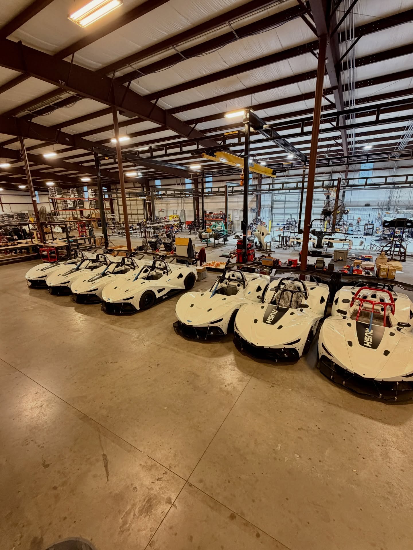 Rush SR assembly line, Houston facility